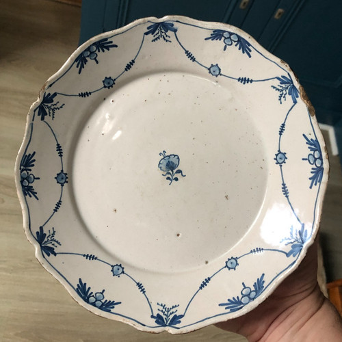 Ancienne assiette faïence - ancienne,