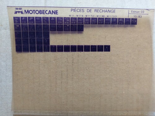 Microfiche motobecane pièces - motobecane,