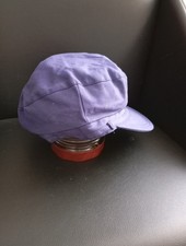 Antique Blue Bugatti Moleskine Sanfor Head Tower Work Cap 60 Rare