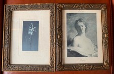 Pair of 19th Century Stucco Patterned Nap III Frame Frames