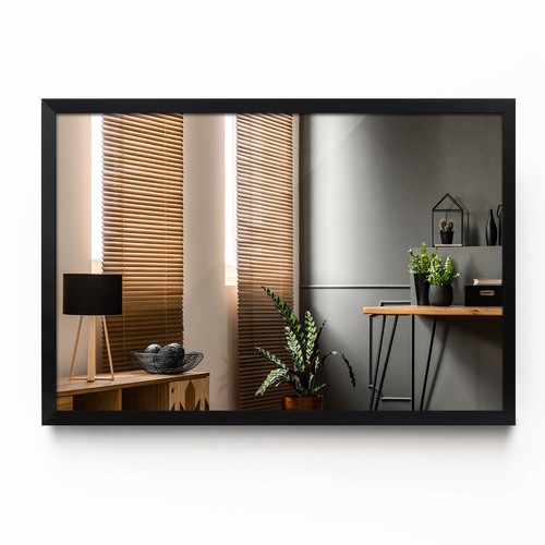 Miroir rectangulaire avec - rectangulaire,
