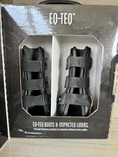 pony equitation boots. EquiFit black pony boots. Fit a medium and large pony. 