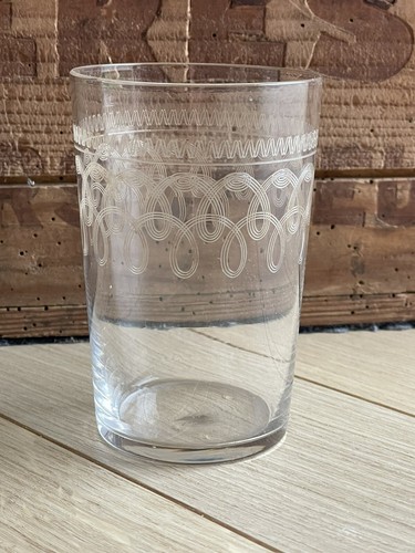 Ancien verre gobelet - verre, en