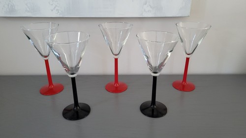 Lot verres martini - martini, /