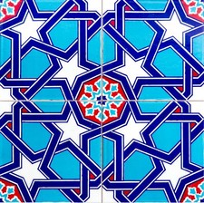 Carrelage Mural Turc Coloré Carreaux Céramique Iznik Avec Motif 20x20 cm -Mazhar