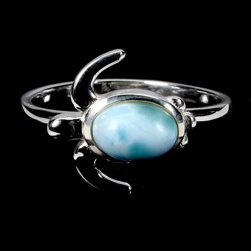 Bague argent 925 larimar - bague,