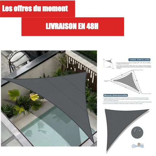 Voile ombrage triangle - voile, d'ombrage