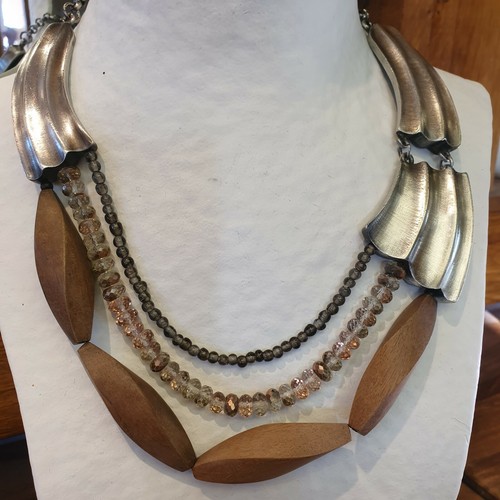 Collier tribu rigaux etain - tribu,