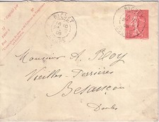 SEMEUSE LIGNEE - 10c ENTIER