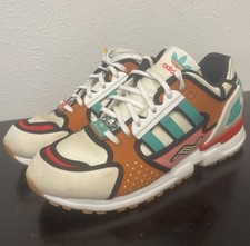 Adidas ZX 10000 x The Simpsons Krusty Burger H05783 Mens Sz 8 White Brown Pink