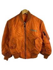 AVIREX Nylon Jacket - Nylon ORN MA-1 Blouson Jacket Short Length
