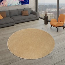 Tapis Salon Uni Poils Ras