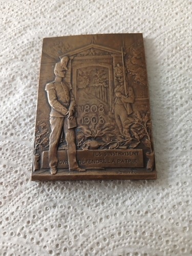Médaille bronze centenaire - médaille, de