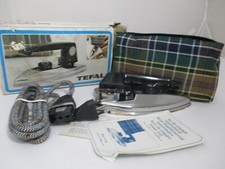 TEFAL Portable Travel Iron model 11.04 120/240V Made in FRANCE - UNTESTED