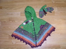  CATIMINI PONCHO GANTS MOUFLES   6 MOIS  1 AN  2 ANS  NEUF