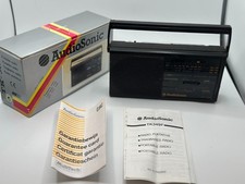 RADIO vintage 1990 ! Audiosonic TK-349F +Test OK! FM/Transistor/Portable no sony