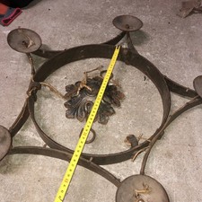 lustre ancien medieval fer