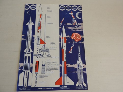 Feuillet cox fusée fulgurex - feuillet,