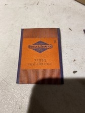 Briggs Vintage Nos 22050 Valve- Carb Choke