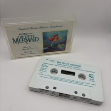The Little Mermaid Original Motion Picture Soundtrack Cassette, 1989 Walt Disney