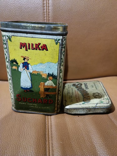 Ancienne boite métal cacao - ancienne,