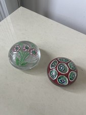 Lot Of 2 Flower Sulfide Paper Press