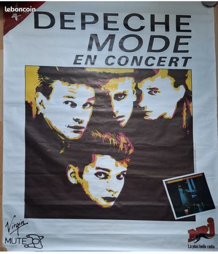 Depeche mode affiche concert - depeche, mode-