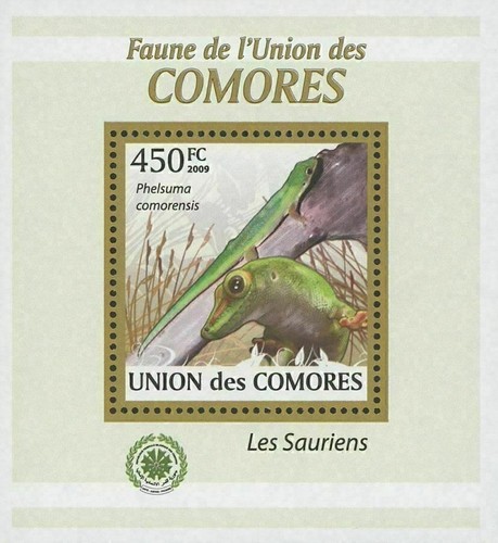 Lizard stamp sauria phelsuma - lizard,