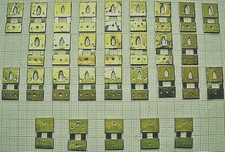 Lot 30 lames suspension de balancier pendule clock carillon UHR horloge no odo 6