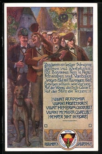 Carte postale deutscher - carte,