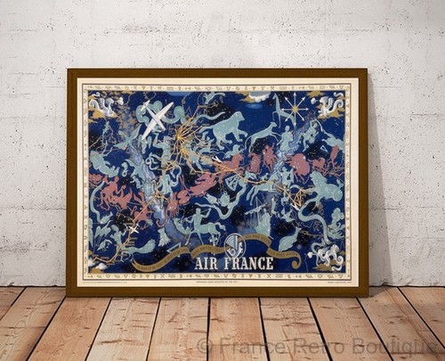 Poster affiche air france - poster-affiche,