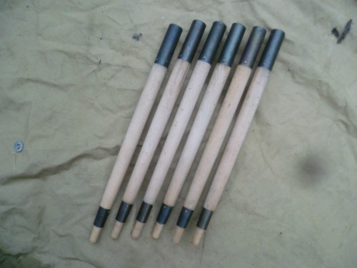 Lot mats bois tente - 6,