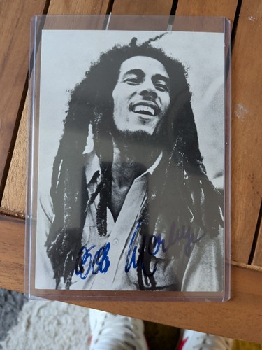 Bob marley authentic autograph - bob,