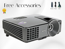 BenQ MX520 DLP Projector 3000 ANSI Gaming HD HDMI 1080p Remote TeKswamp bundle