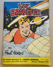 Paul NORRIS. Luc BRADEFER-Brick Bradford Samedi Jeunesse n°7 - mai 1958. Rare,BE
