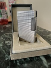 Briquet S.T. DUPONT Argent Pointe De Diamant