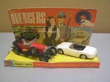 Corgi Toys GS40 Gift Set 40 The Avengers Steed Bentley + Lotus Partial Set NM