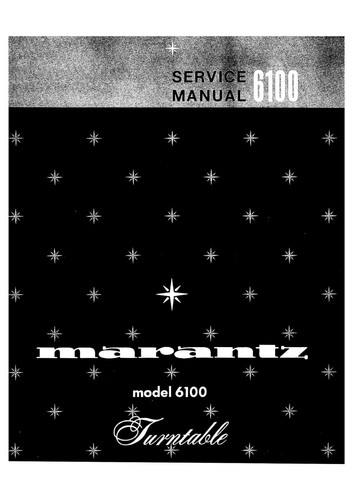 Service manuel instructions - service, d'instructions
