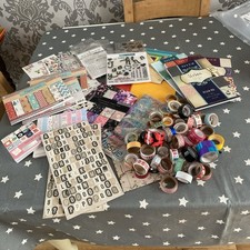 Scrapbook crafts bundle. Christmas Birthdays etc. Some new and unopened.