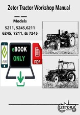 5211,5245,6211 6245,7211, 7245 Zetor Tractor Technical Workshop Repair Manual