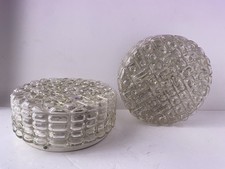 2 plafonnier   verre Erco