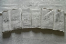 Nappe 220 x 150 cm et 6