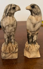 2 Statuettes Oiseaux Rapaces
