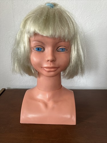 Tête coiffer vintage - coiffer,