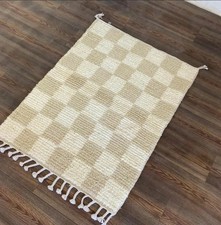Moroccan handmade checkered