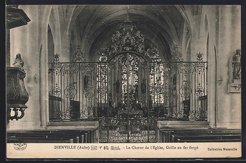 Cpa dienville choeur de - choeur,