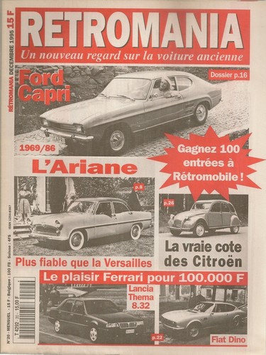 Retromania simca ariane - simca,