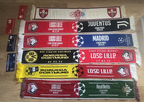 Losc lille lot écharpes - lille,