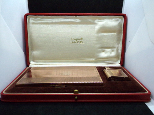 Lancel coffret fumeur étui - coffret, à
