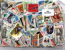 Lot de 1000 timbres de Belgique